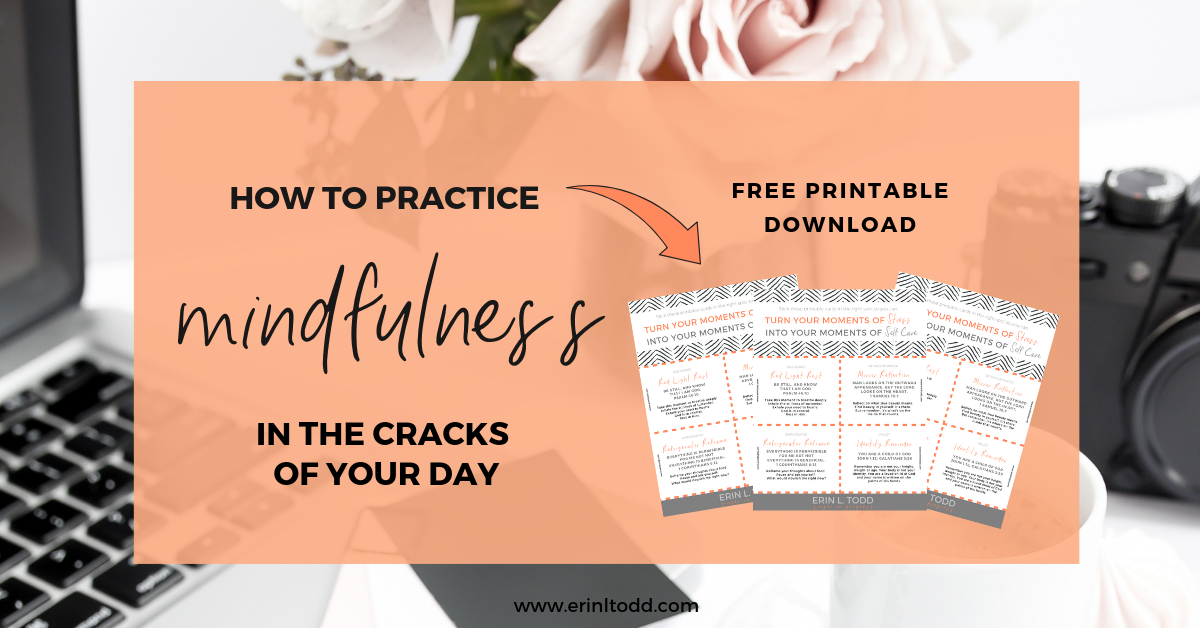 You don’t need hours of time or a weekend retreat to practice mindfulness and self care. Squeeze these techniques into the cracks of your day and start feeling more peaceful calm and settled right away.