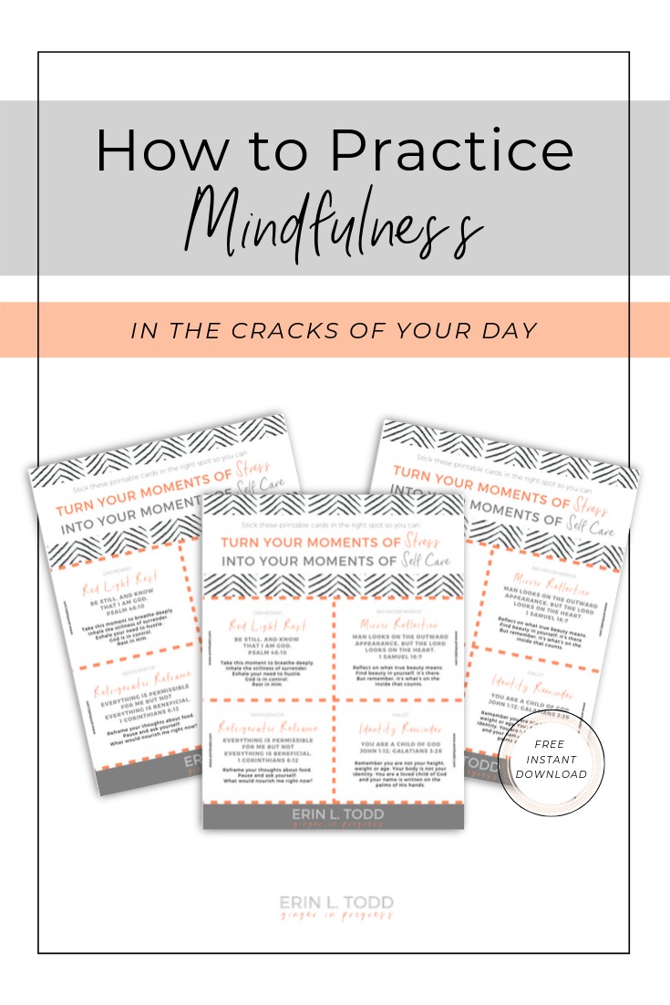 You don’t need hours of time or a weekend retreat to practice mindfulness and self care. Squeeze these techniques into the cracks of your day and start feeling more peaceful calm and settled right away.