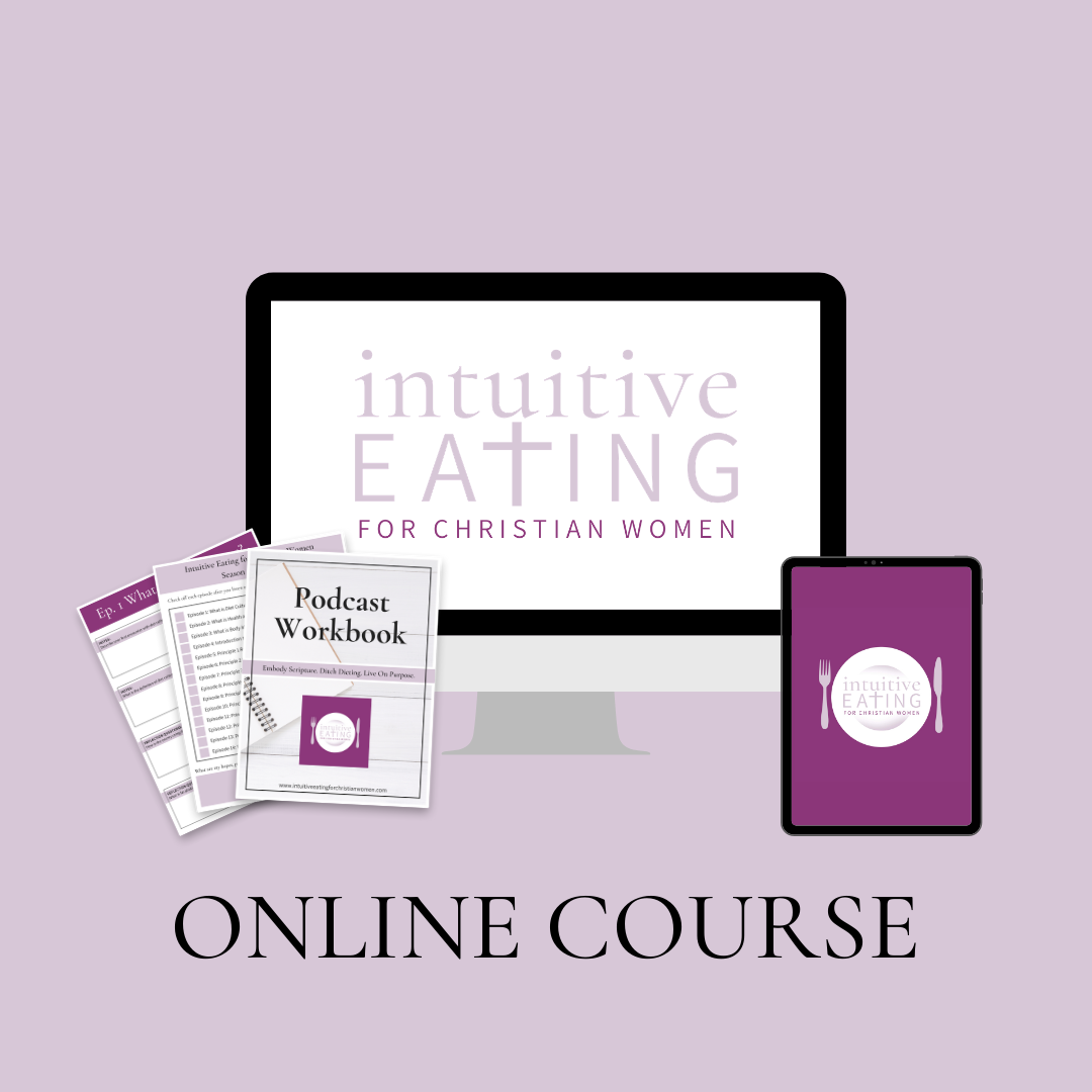 online course intuitive eating for christian women