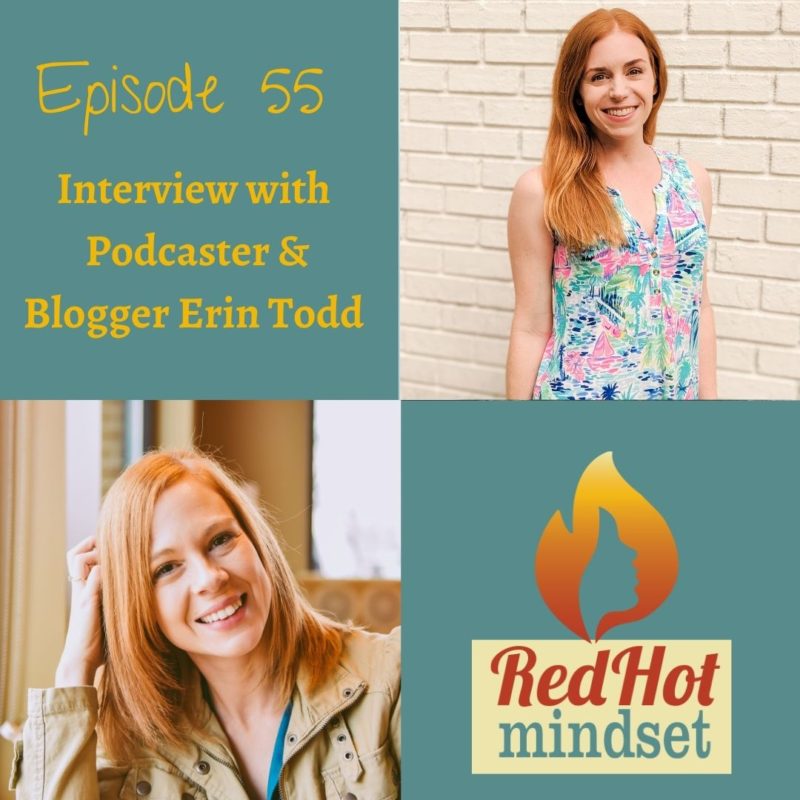 Overcoming Body Image Issues and Finding Peace with Food interview with Erin Todd on Red Hot Mindset